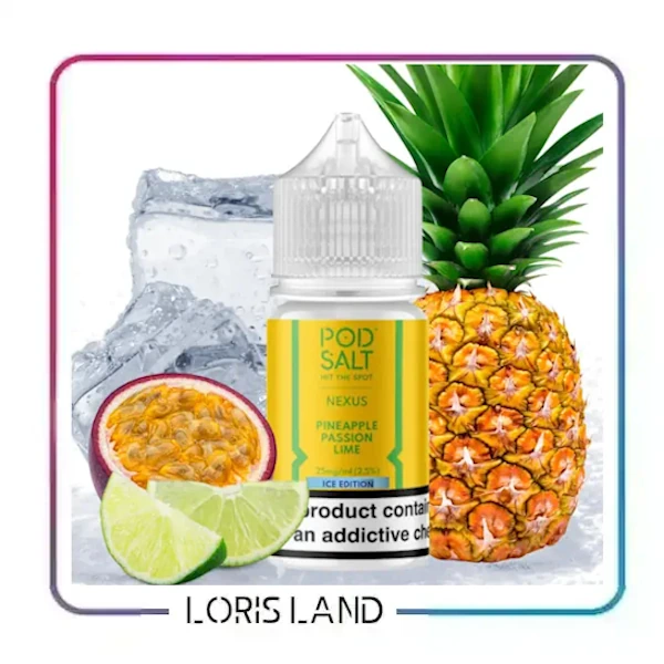 سالت پادسالت آناناس لیمو پشن فروت یخ